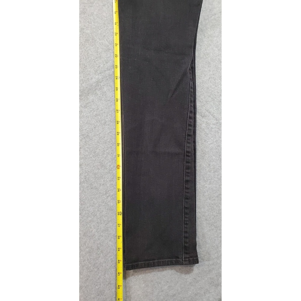 7 For All Mankind Women's Jeans Size 29 Slimmy Black Denim Cotton/Spandex Blend - Picture 7 of 7